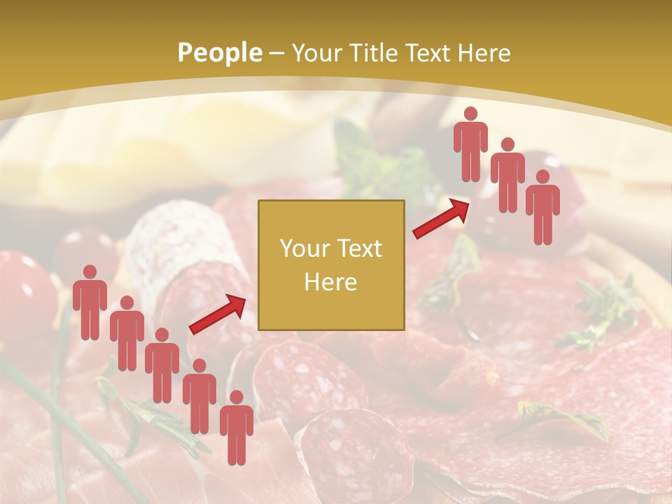 Dish Cutting Appetizer PowerPoint Template