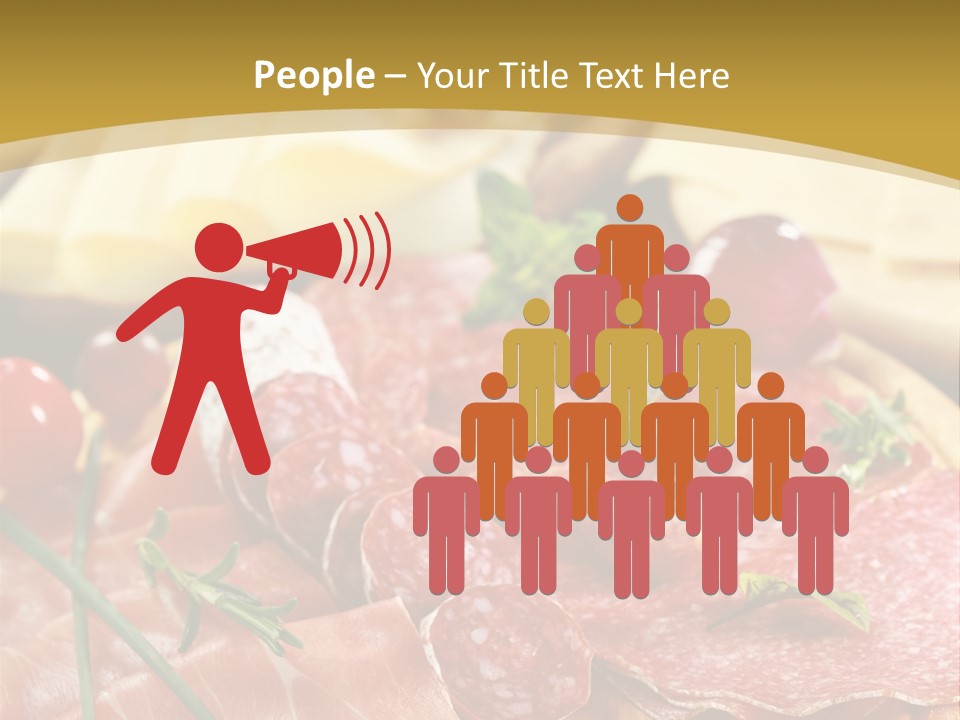 Dish Cutting Appetizer PowerPoint Template