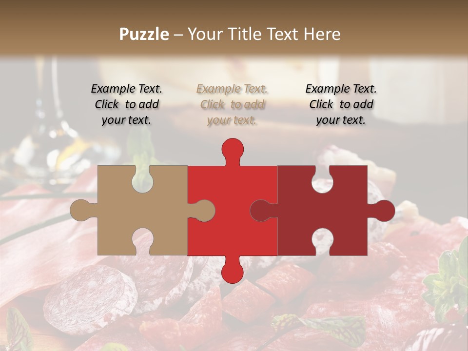 Pepper Ham Delicious PowerPoint Template