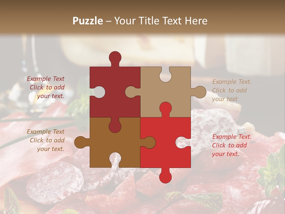 Pepper Ham Delicious PowerPoint Template