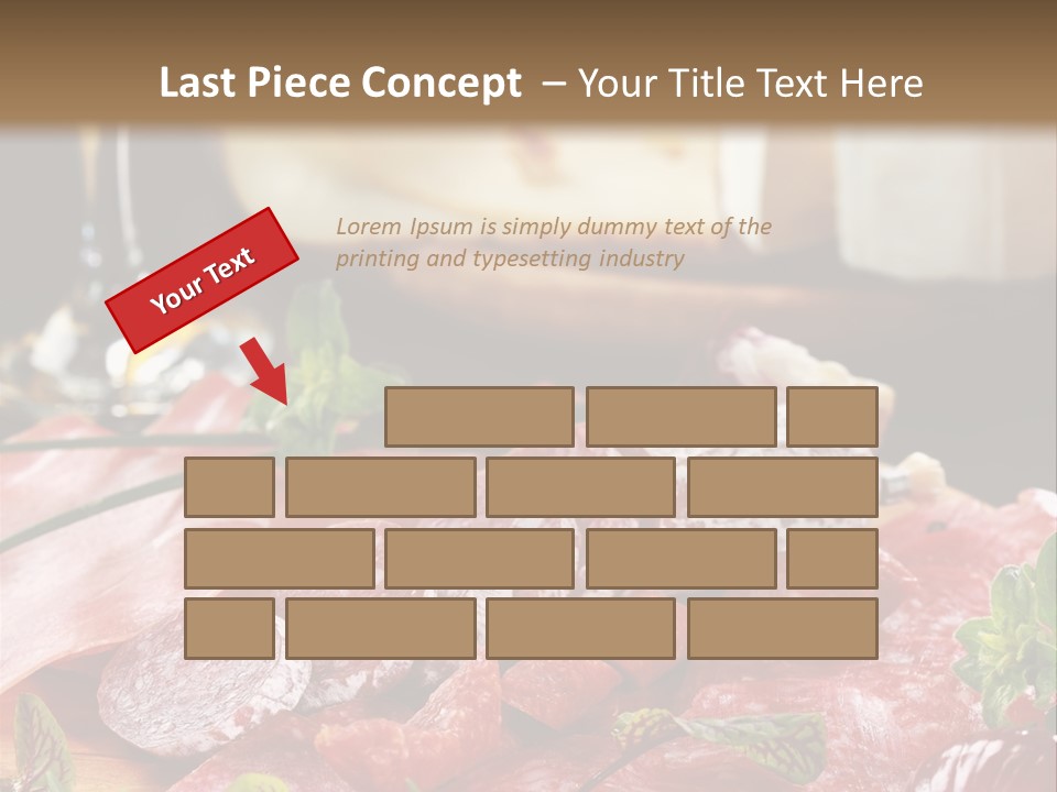 Pepper Ham Delicious PowerPoint Template