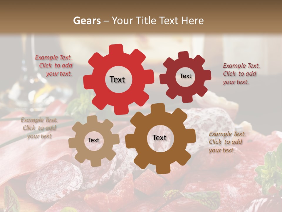 Pepper Ham Delicious PowerPoint Template