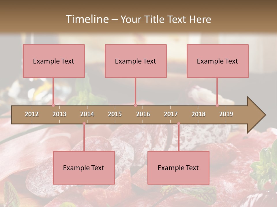 Pepper Ham Delicious PowerPoint Template