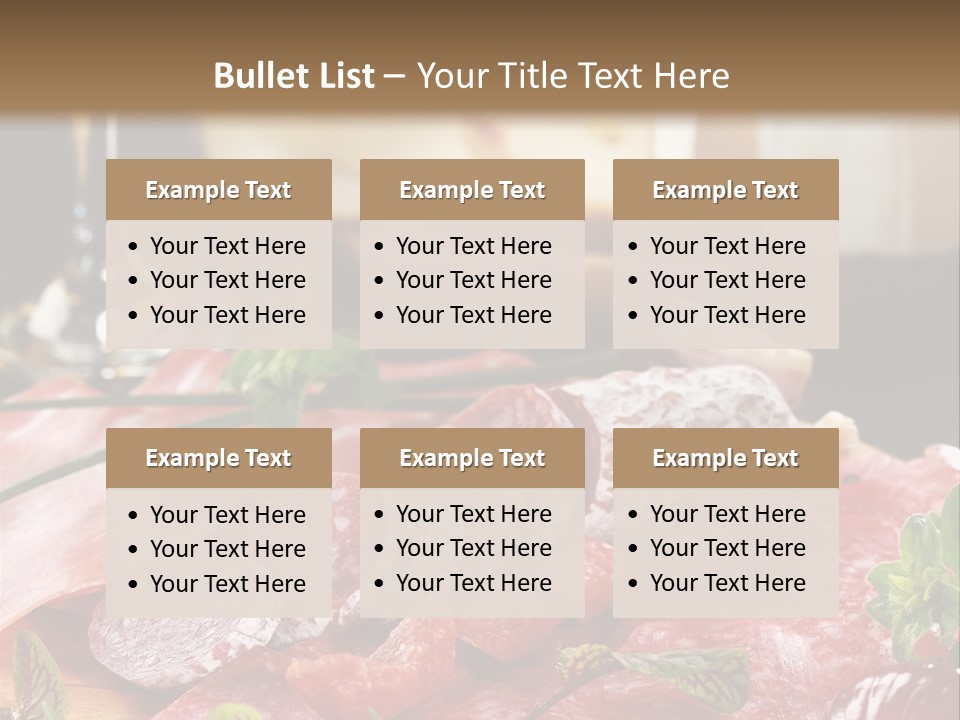 Pepper Ham Delicious PowerPoint Template