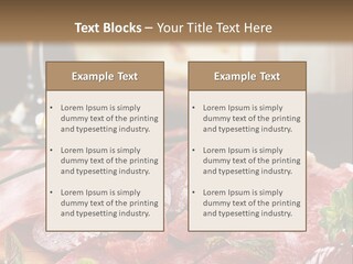 Pepper Ham Delicious PowerPoint Template