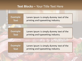 Pepper Ham Delicious PowerPoint Template