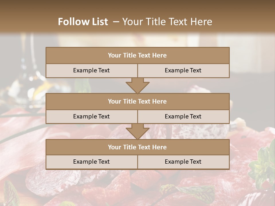 Pepper Ham Delicious PowerPoint Template