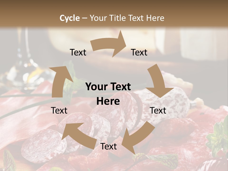 Pepper Ham Delicious PowerPoint Template