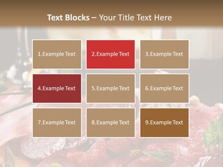 Pepper Ham Delicious PowerPoint Template