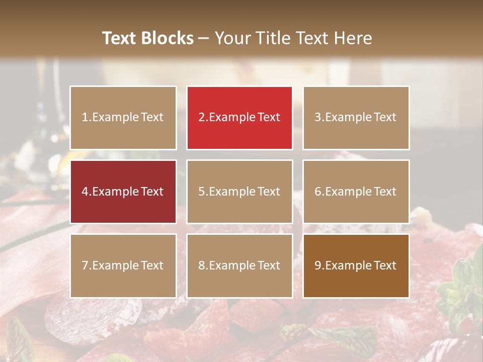 Pepper Ham Delicious PowerPoint Template