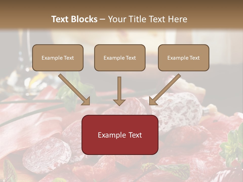 Pepper Ham Delicious PowerPoint Template