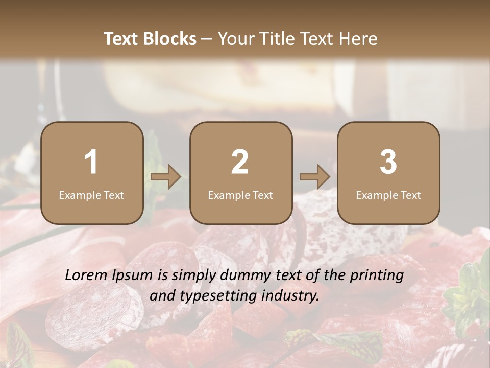 Pepper Ham Delicious PowerPoint Template