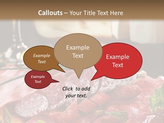 Pepper Ham Delicious PowerPoint Template