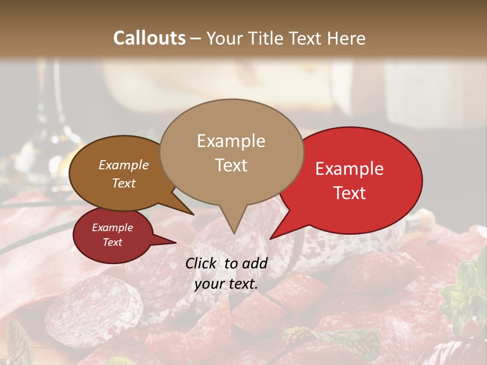 Pepper Ham Delicious PowerPoint Template