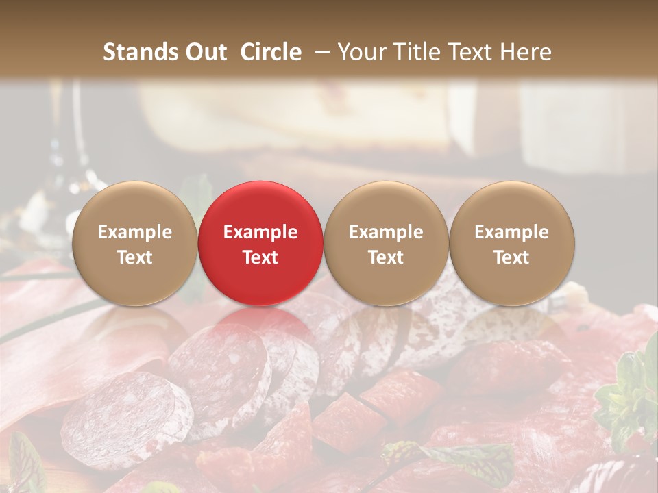 Pepper Ham Delicious PowerPoint Template