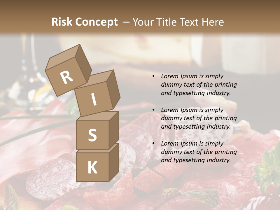 Pepper Ham Delicious PowerPoint Template