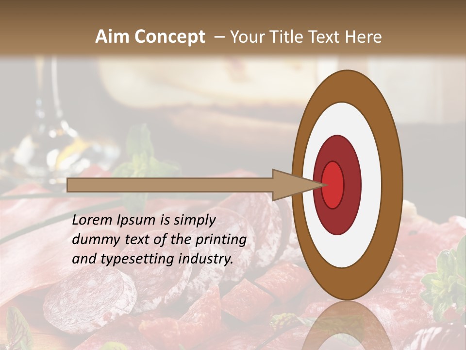 Pepper Ham Delicious PowerPoint Template
