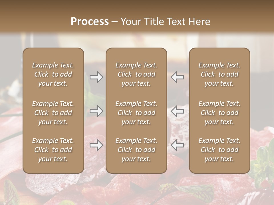 Pepper Ham Delicious PowerPoint Template