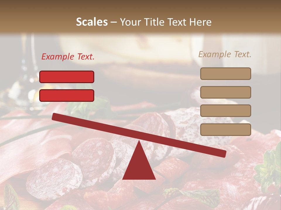 Pepper Ham Delicious PowerPoint Template