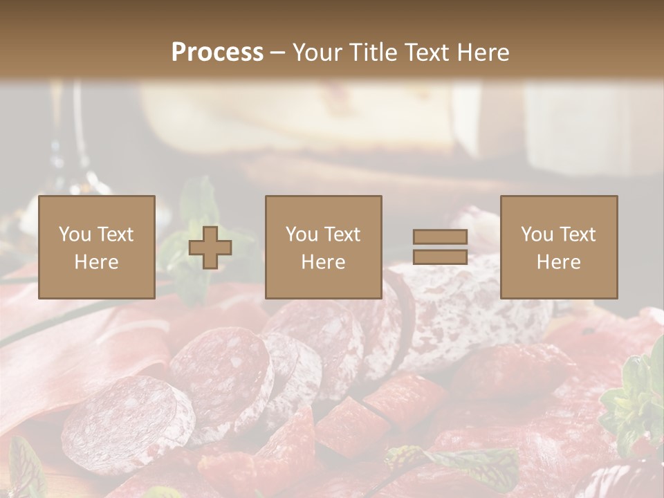 Pepper Ham Delicious PowerPoint Template