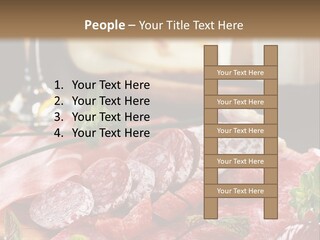 Pepper Ham Delicious PowerPoint Template