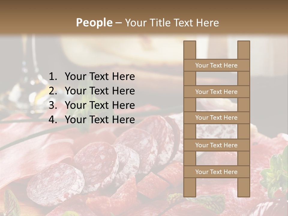 Pepper Ham Delicious PowerPoint Template