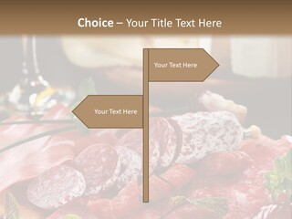 Pepper Ham Delicious PowerPoint Template