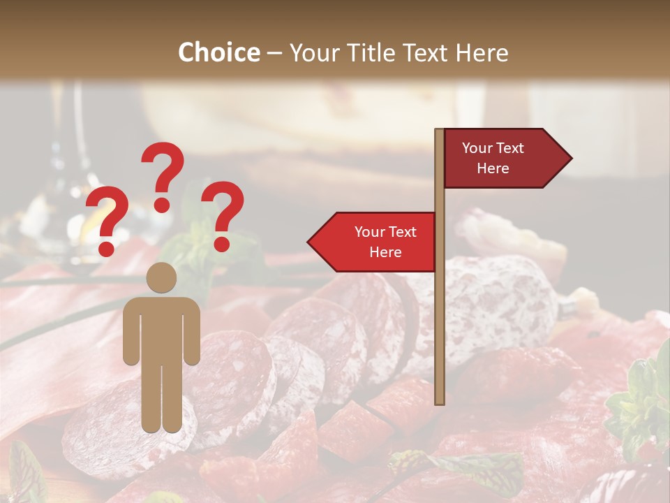 Pepper Ham Delicious PowerPoint Template