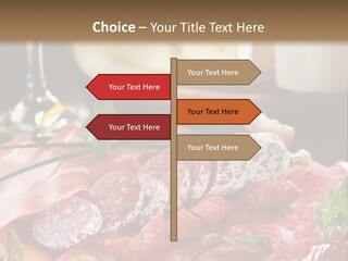 Pepper Ham Delicious PowerPoint Template