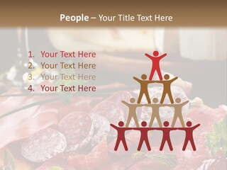 Pepper Ham Delicious PowerPoint Template