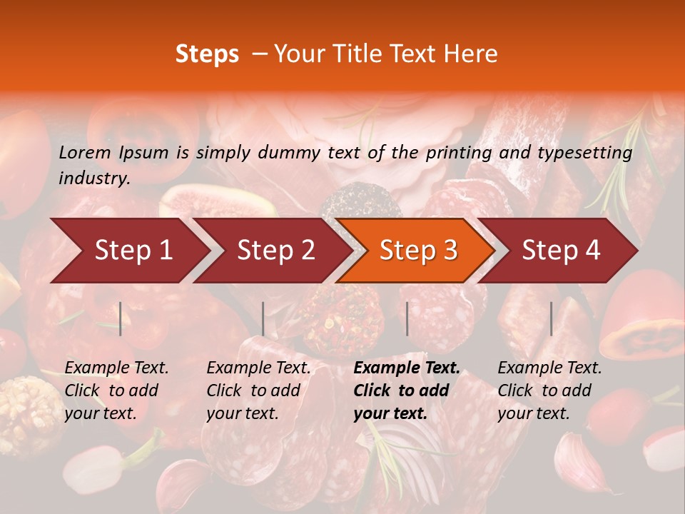 Dinner Italian Antipasto PowerPoint Template