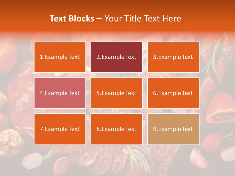 Dinner Italian Antipasto PowerPoint Template