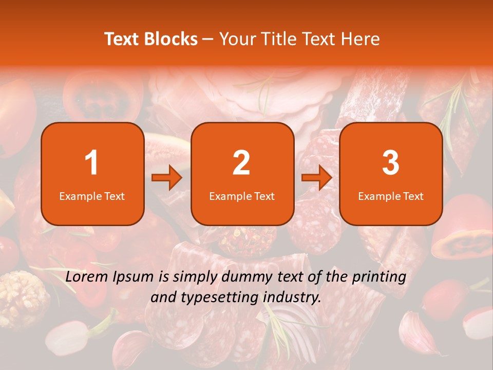 Dinner Italian Antipasto PowerPoint Template