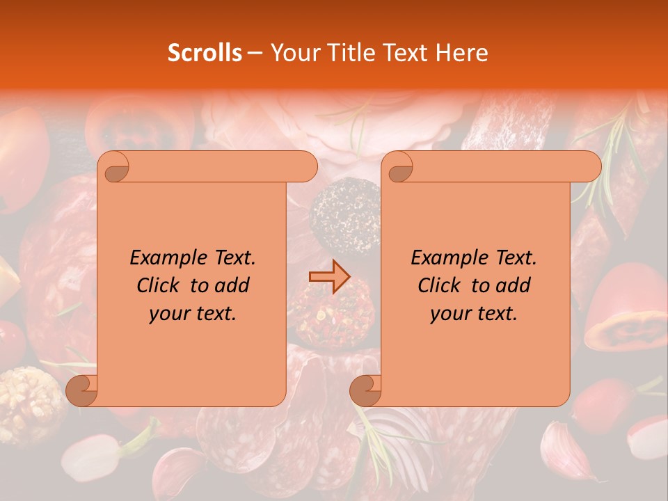 Dinner Italian Antipasto PowerPoint Template