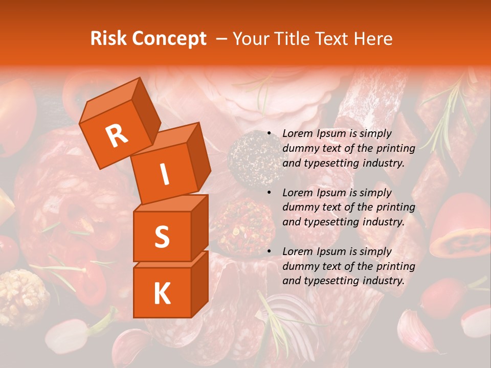 Dinner Italian Antipasto PowerPoint Template