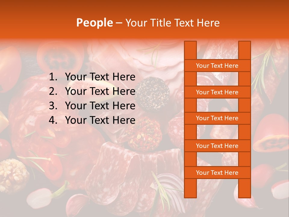 Dinner Italian Antipasto PowerPoint Template