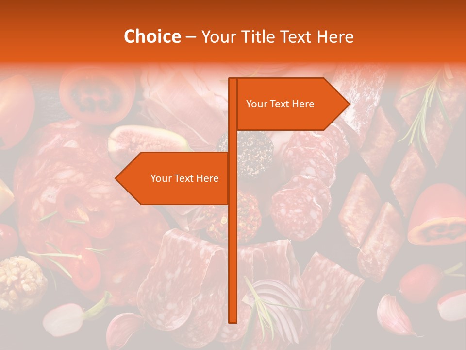 Dinner Italian Antipasto PowerPoint Template