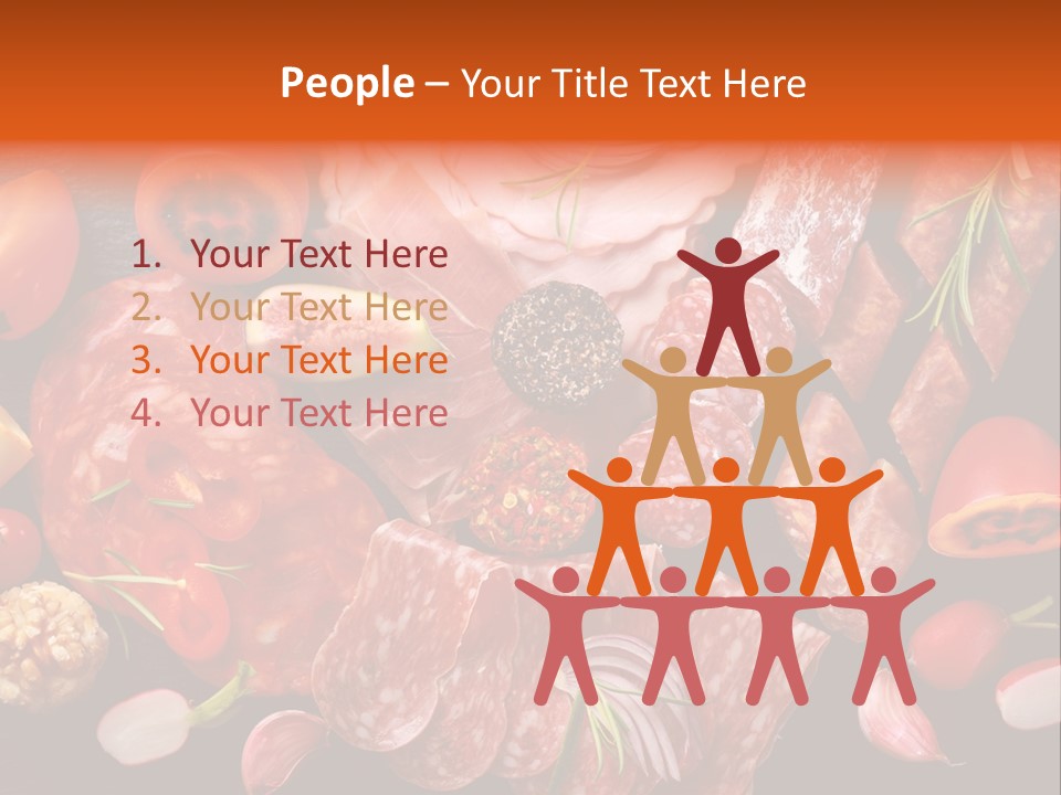 Dinner Italian Antipasto PowerPoint Template