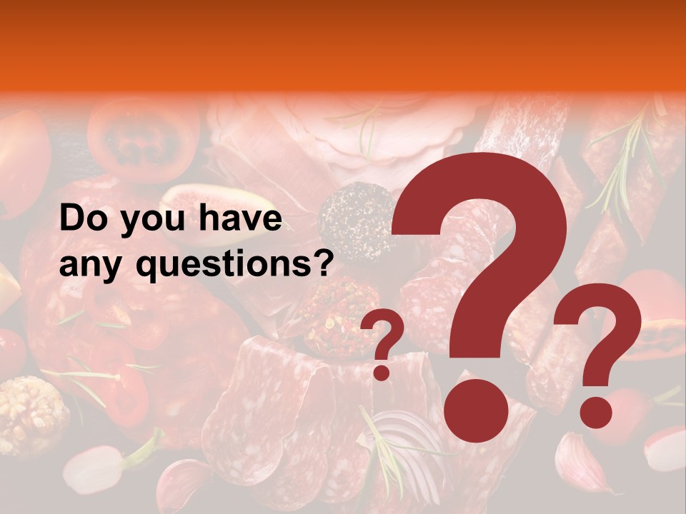 Dinner Italian Antipasto PowerPoint Template