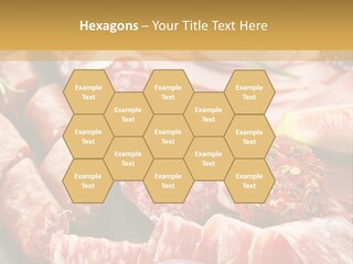 Antipasti Bacon Salami PowerPoint Template