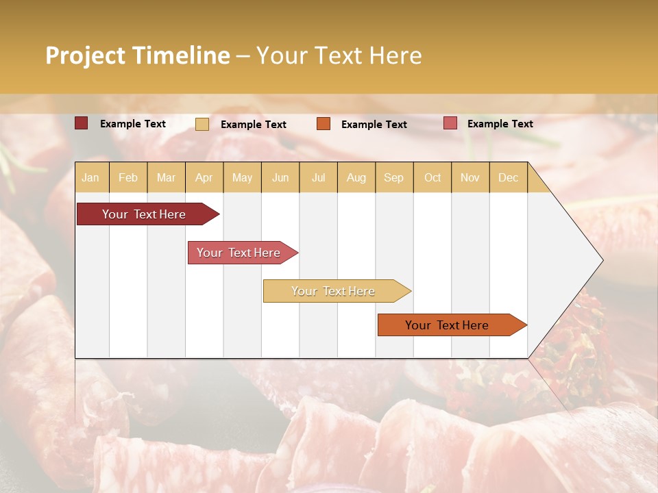 Antipasti Bacon Salami PowerPoint Template