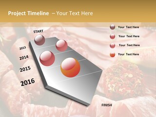 Antipasti Bacon Salami PowerPoint Template