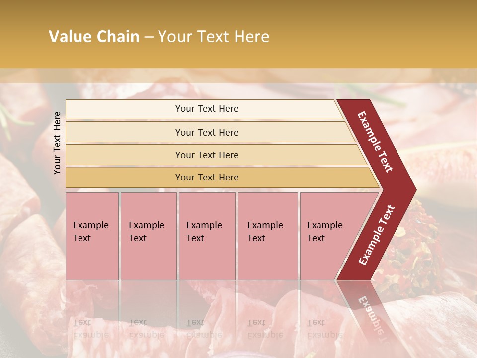 Antipasti Bacon Salami PowerPoint Template