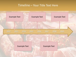 Antipasti Bacon Salami PowerPoint Template