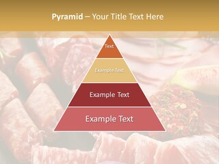 Antipasti Bacon Salami PowerPoint Template