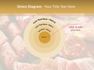 Antipasti Bacon Salami PowerPoint Template