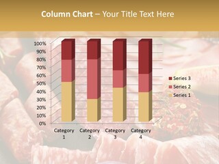Antipasti Bacon Salami PowerPoint Template