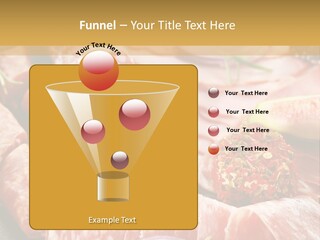 Antipasti Bacon Salami PowerPoint Template