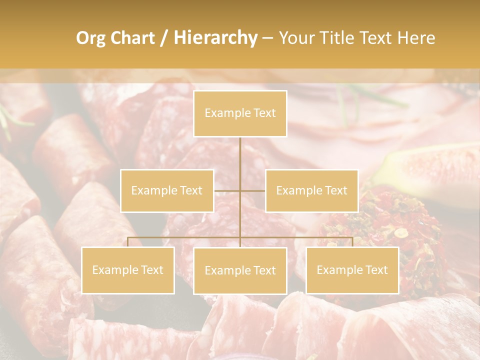 Antipasti Bacon Salami PowerPoint Template