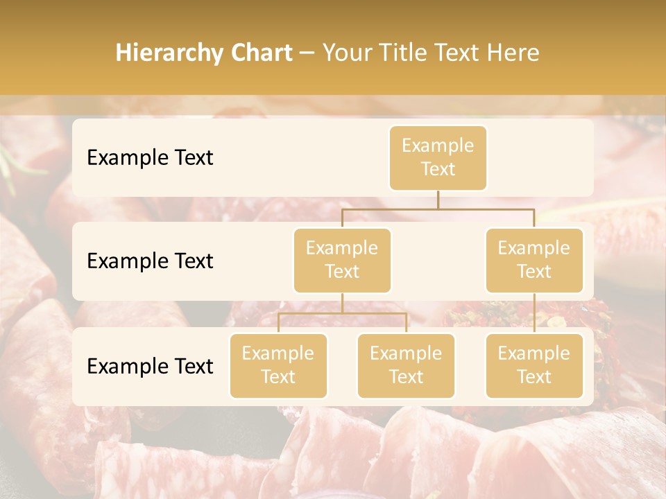 Antipasti Bacon Salami PowerPoint Template